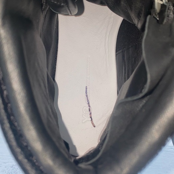 Authentic New w Tags | Size 7 1/2 - Adidas Y-3 Forum High OG Triple Black 2021 - Picture 9 of 11